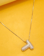 Load image into Gallery viewer, INITIAL PAVE RHINESTONE BUBBLE BALLOON
NECKLACE
