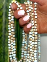 Load image into Gallery viewer, Glass Crystal Necklace in Sea Mist
