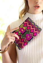 Load image into Gallery viewer, Handmade Vivid Ethnic Pattern Clutch
