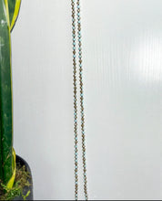 Load image into Gallery viewer, Glass Crystal Necklace in Sea Mist
