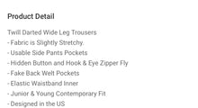Load image into Gallery viewer, Wide Leg Trousers CAFE
