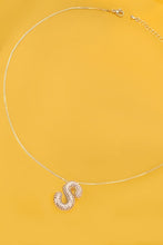 Load image into Gallery viewer, INITIAL PAVE RHINESTONE BUBBLE BALLOON
NECKLACE
