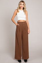 Load image into Gallery viewer, Wide Leg Trousers CAFE
