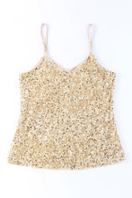 Load image into Gallery viewer, 7560 Sequins Tank Adjustable Straps
