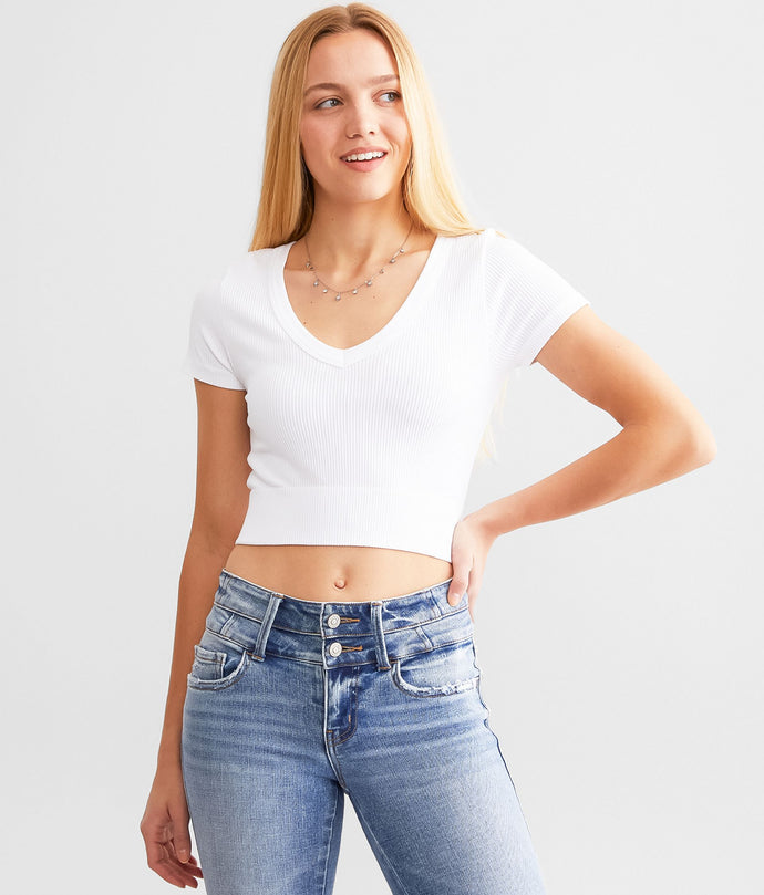 Ribbed Stretch Top