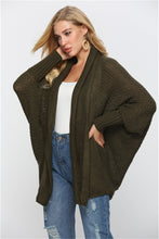 Load image into Gallery viewer, Open Front Batwing Sleeve Cardigan
