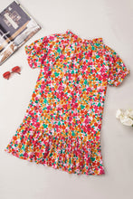 Load image into Gallery viewer, Floral Short Sleeve Dress
