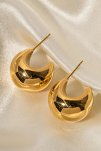 Load image into Gallery viewer, Stainless Steel C-Hoop Earrings
