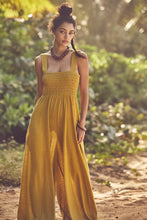 Load image into Gallery viewer, Smocked Wide Strap Jumpsuit
