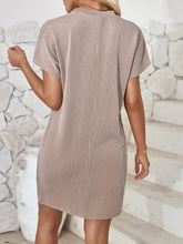 Load image into Gallery viewer, Round Neck Short Sleeve Mini Dress
