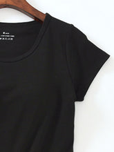 Load image into Gallery viewer, Round Neck Short Sleeve T-Shirt
