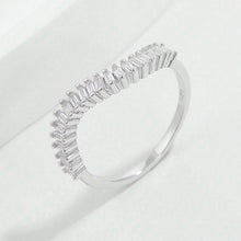 Load image into Gallery viewer, 925 Sterling Silver Inlaid Zircon Ring
