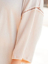 Load image into Gallery viewer, Mock Neck Dropped Shoulder T-Shirt
