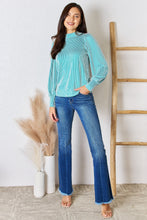 Load image into Gallery viewer, Zenana Ribbed Mock Neck Long Sleeve Top
