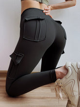 Load image into Gallery viewer, High Waist Active Pants with Pockets
