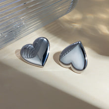 Load image into Gallery viewer, Stainless Steel Heart Stud Earrings
