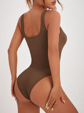 Load image into Gallery viewer, Scoop Neck Wide Strap Active Bodysuit
