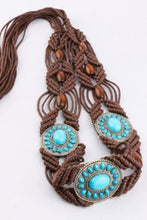 Load image into Gallery viewer, Bohemian Braid Belt
