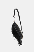 Load image into Gallery viewer, Fringed PU Leather Sling Bag
