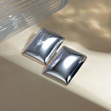 Load image into Gallery viewer, Stainless Steel Rectangular Stud Earrings
