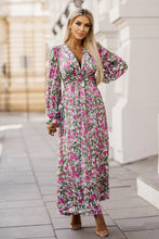 Load image into Gallery viewer, Floral Deep V Maxi Dress
