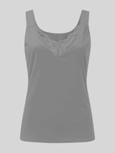 Load image into Gallery viewer, Full Size Lace Detail Sweetheart Neck Tank
