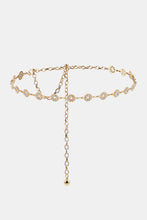 Load image into Gallery viewer, Rhinestone Decor Zinc Alloy Belt
