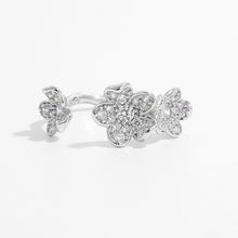 Load image into Gallery viewer, 925 Sterling Silver Inlaid Zircon Open Ring
