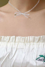 Load image into Gallery viewer, Stay A Little Longer Bow Necklace
