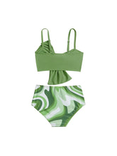 Load image into Gallery viewer, Twisted Spaghetti Strap Two-Piece Swim Set
