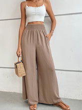 Load image into Gallery viewer, Wide Waistband Relax Fit Long Pants
