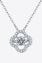 Load image into Gallery viewer, Moissanite Four Leaf Clover Pendant Necklace
