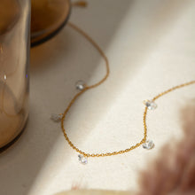 Load image into Gallery viewer, Stainless Steel Rhinestone Charm Necklace
