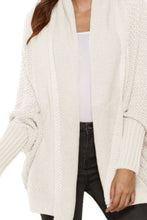 Load image into Gallery viewer, Open Front Batwing Sleeve Cardigan
