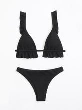 Load image into Gallery viewer, Ruffled Textured Wide Strap Two-Piece Bikini Set
