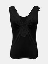 Load image into Gallery viewer, Full Size Lace Detail V-Neck Tank
