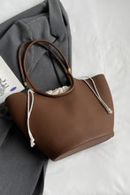 Load image into Gallery viewer, PU Leather Drawstring Handbag
