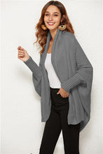 Load image into Gallery viewer, Open Front Batwing Sleeve Cardigan
