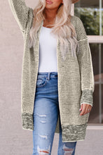 Load image into Gallery viewer, Heathered Open Front Longline Cardigan DIBS l HEATHERED
