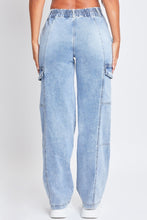 Load image into Gallery viewer, 9399 YMI Jeanswear High-Rise Straight Cargo Jeans
