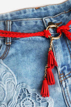 Load image into Gallery viewer, Braid Belt with Tassels
