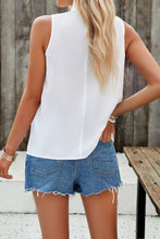 Load image into Gallery viewer, Ruched Mock Neck Tank
