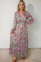 Load image into Gallery viewer, Floral Deep V Maxi Dress
