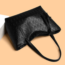 Load image into Gallery viewer, Skeleton Pattern PU Leather Tote Bag
