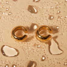 Load image into Gallery viewer, Stainless Steel Letter C Shape Clip On Earrings
