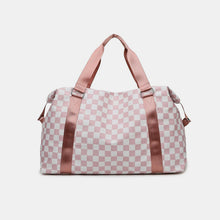 Load image into Gallery viewer, Zenana Checkered Travel Duffle Bag
