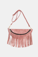 Load image into Gallery viewer, Fringed PU Leather Sling Bag
