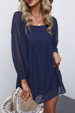 Load image into Gallery viewer, Textured Square Neck Mini Dress
