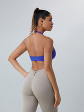 Load image into Gallery viewer, Twisted Halter Neck Active Bra
