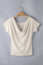 Load image into Gallery viewer, Backless Round Neck Short Sleeve T-Shirt
